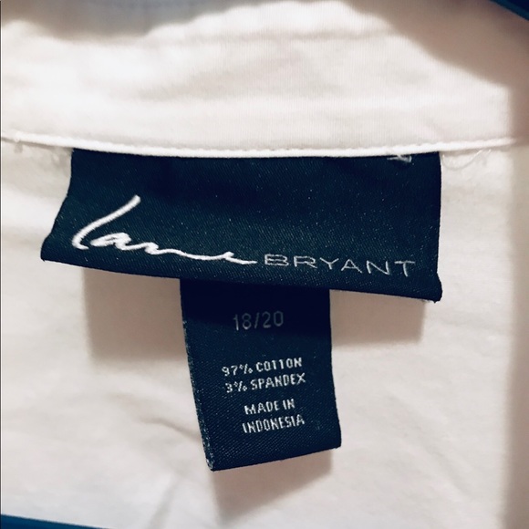 White shirt with silver pattern - Picture 2 of 2